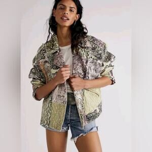 Free People Nadia Moto Jacket Size Large